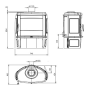 Poêle à bois Tahiti 7.7 kW