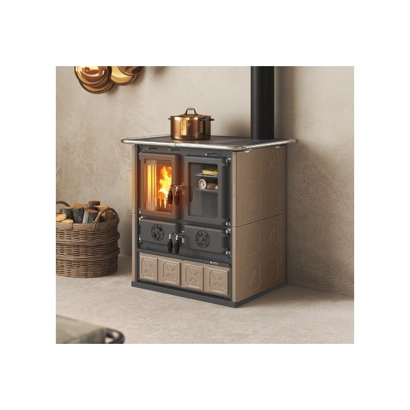 Cuisinière à bois Rosa Maiolica - 8.8 kW